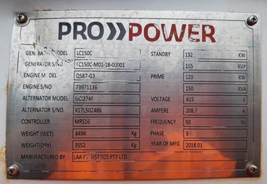 2018 Pro Power LC150C image 9